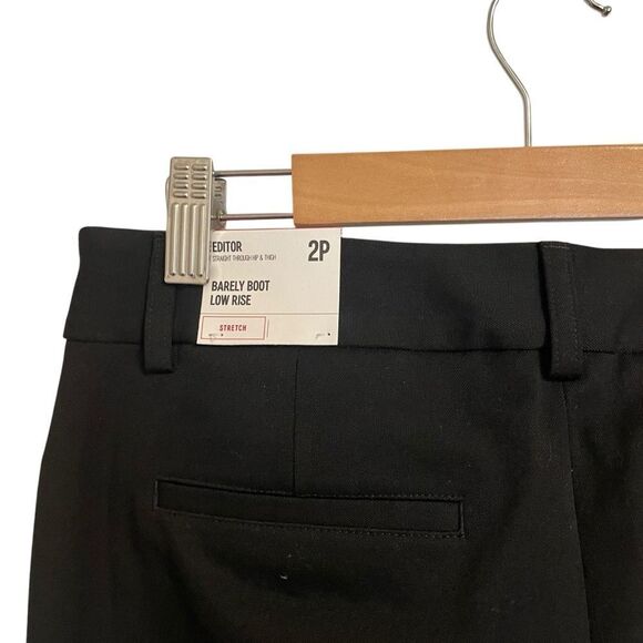 Express Black Barely Boot Low Rise Dress Pants Size 2P NWT - Picture 5 of 6
